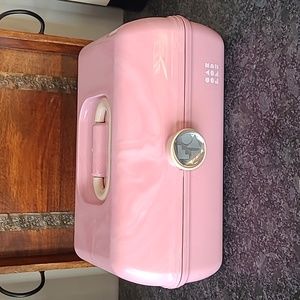 Caboodles Y2K Bubble Gum Pink Plastic Makeup Carrying & Vanity Toolbox Case